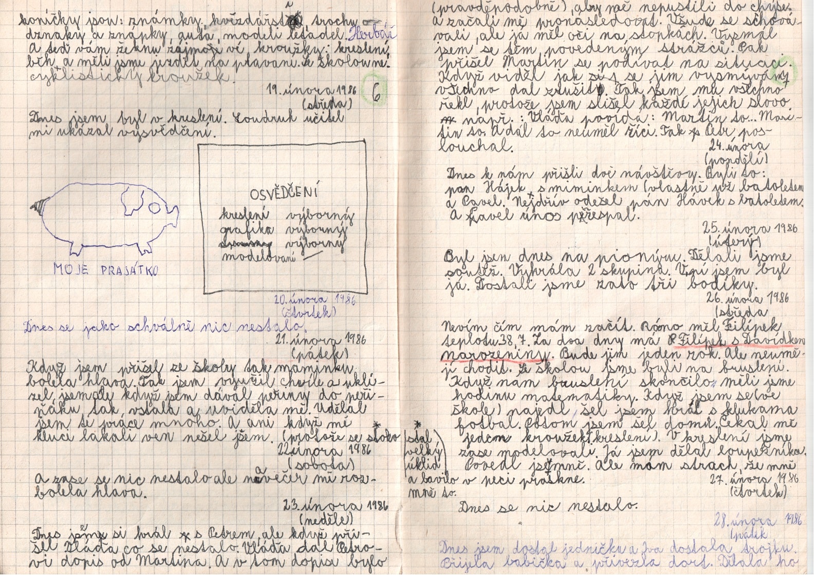 Deník I. - strana 4